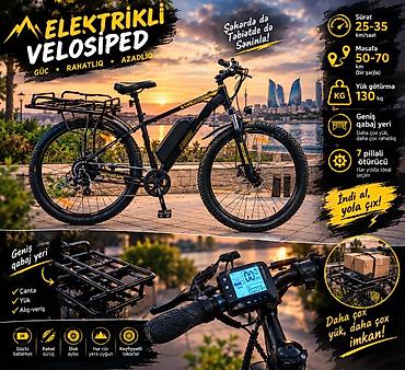 velosibet matoru: Elektrikli velosiped – güc, rahatlıq və azadlıq axtaranlar üçün — 2