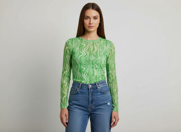 bluzka z kotem sinsay: Women's blouse, size 2XS