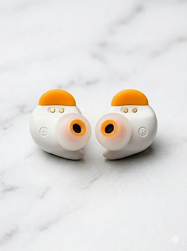 Qulaqcıqlar: Yeni Simsiz (Bluetooth) Qulaqcıqlar, Lenovo, rəng - Bej — 7