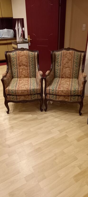 Stilske fotelje: Francuska fotelja u stilu Luja XV dve fotelje - Konstrukcija od punog — 9