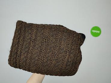 second hand online: Męska kamizelka swetrowa w kolorze brązowym z ciemnym wykończeniem — 4