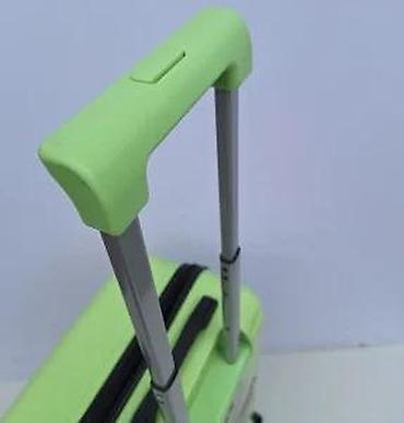 Rančevi, torbe i koferi: Dečji kofer na točkiće – zeleni, sa motivom simpatičnog dinosaurusa - — 15