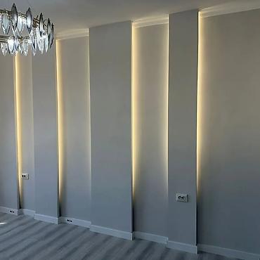 Работы по обшивке: Декоративные стеновые панели и багетное оформление с LED-подсветкой — 14
