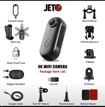 go pro 12: 4K WiFi Action Kamera – 30FPS Kompakt, hər yerə uyğun aksion kamera — 7