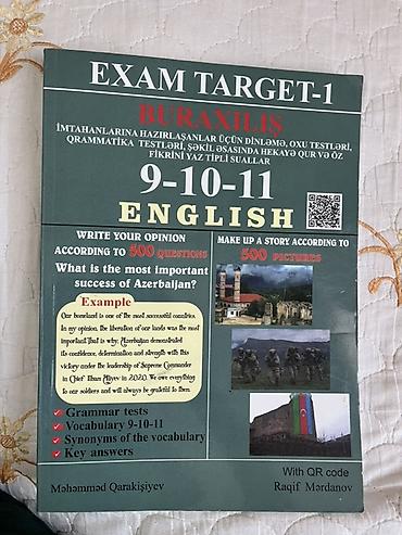 ted kimi danış kitabı pdf: “EXAM TARGET-1: Buraxılış – English 9-10-11” İngilis dili buraxılış — 1