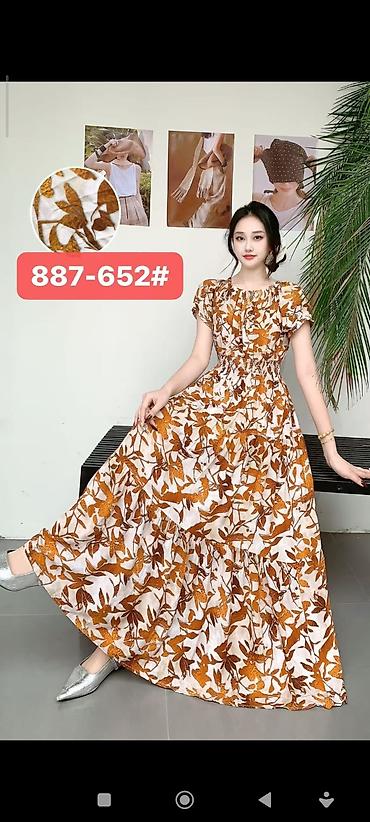 Gündəlik donlar: Məhsul: Qadınlar üçün off-shoulder maxi paltarlar Model kodları — 11