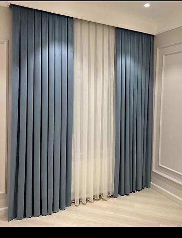 Шторы и занавески: Комплект штор, С тюлем в комплекте, Изготовление на заказ, Для зала — 58