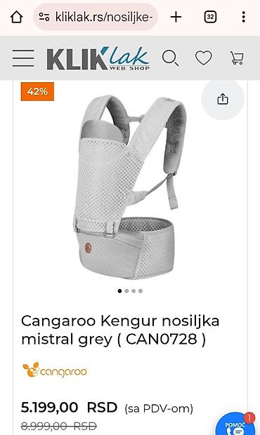 nike air max 95 sneakerboot: Cangaroo Kengur nosiljka – Mistral Grey (CAN0728) - Ergonomsku — 1