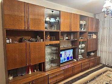 тв шкаф: Секция-стенка в классическом стиле из шпонированного дерева — 1