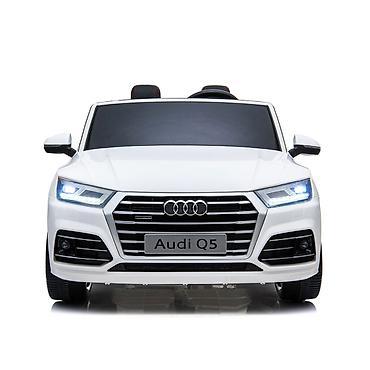 4us cipele: Audi Q5 Dvosed Beli – dečiji automobil na akumulator (licenciran) — 2