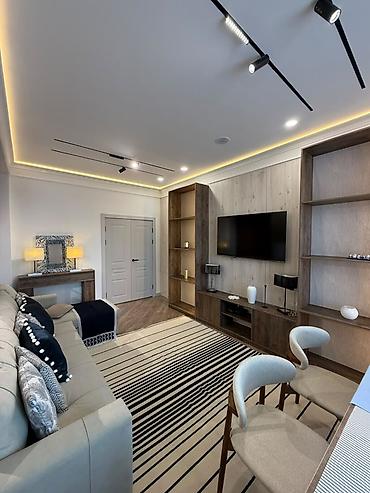 малина жк: 2 комнаты, 80 м², Элитка, 3 этаж, Дизайнерский ремонт — 2