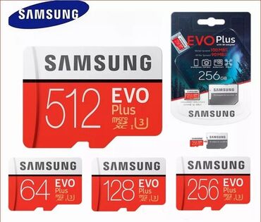 Foto i video kamere: NOVO - Samsung Evo Plus 128GB, 256GB, Micro SD Kartica 100 mb/s