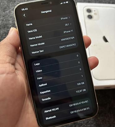 redmi pad 2 qiyməti: IPhone 11, 128 GB, Ağ, Simsiz şarj — 4