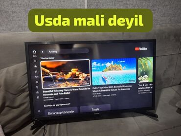 Сковородки: Samsunq smart teve satilir 210 azn Tam edeyaldi Birbasa internete