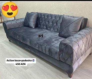 divar desen: Divan-kravat, Yeni, Açılan, Bazalı, Vеlur parça, Şəhərdaxili pulsuz çatdırılma — 2