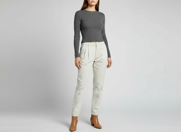 Women's Pants: Spodnie materiałowe damskie, rozmiar S