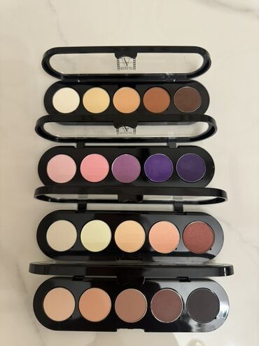 люкс косметика: Палетки теней для век Make-Up Atelier Paris — 5 оттенков в каждой. -