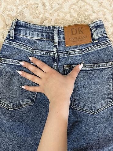 devit 3: DK49 Jeans brendinin qadın üçün kot şalvarı - Model: yuxarı bel — 2