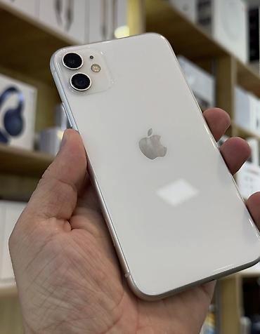 IPhone 11, 128 GB, Ağ, Zəmanət, Simsiz şarj, Face ID lalafo.az -da IPhone 11, 128 GB, Ağ, Zəmanət, Simsiz şarj, Face ID