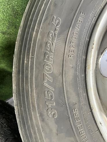 шины для фит: Колеса в сборе 315 / 70 / R 22,5, Лето, Б/у, Пара, Грузовики/Автобусы, Железные, отверстий - 10 — 4