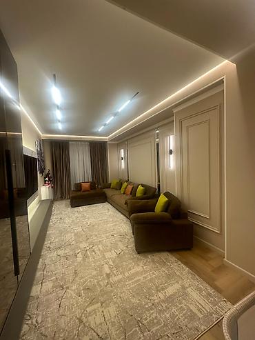 Продажа квартир: 3 комнаты, 106 м², Асанбай мкр Элитка, 2 этаж, Дизайнерский ремонт — 1