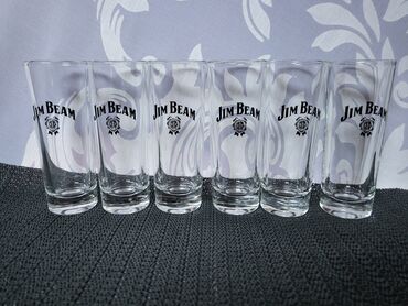 Čaše: Casice nove,vintaz Jim Beam za zestoko pice. Case komada 6 u — 6
