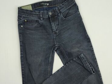 czarne spodnie hello kitty: Jeans, 13 years, 152/158, condition - Very good