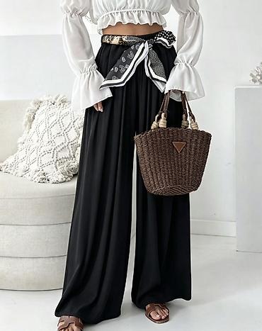Pantalone: ✅Ženske široke pantalone sa visokim strukom
1900 din — 3