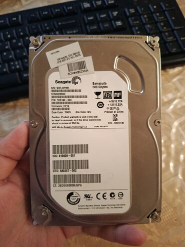 Sərt disklər (HDD): Daxili Sərt disk (HDD) Seagate, 512 GB, 7200 RPM, 3.5", İşlənmiş