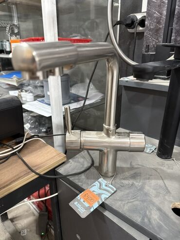 цена смесителя на кухню: Смеситель для кухни из нержавеющей стали, с двумя независимыми