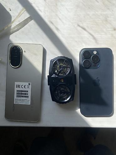 watch p15 pro: IPhone 15 Pro, Новый, 128 ГБ, Зарядное устройство, Защитное стекло, Чехол, 87 % — 1