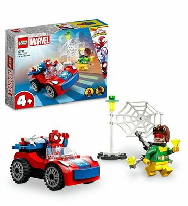 Оюнчуктар: Продается LEGO Marvel Машинка Человека-паука и Доктор Октавиус 100%