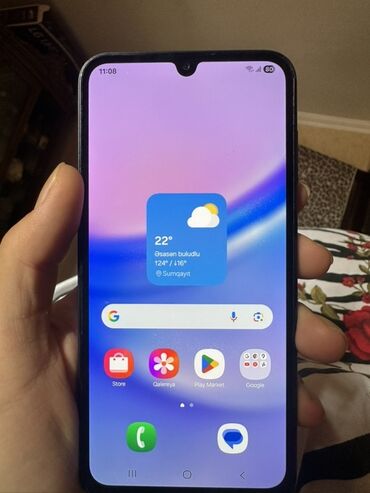 bakcell mifi modem: Samsung Galaxy A15, 128 GB, rəng - Mavi, İki sim kartlı