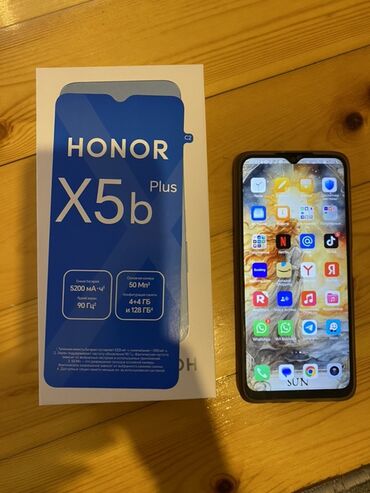 discover note 13 plus характеристики: Honor X5b Plus, 128 GB, rəng - Qara, Sənədlərlə