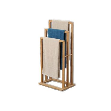 posude za radijator ikea: KESPER KSP19432 trodelni držač za peškire od bambusa – 40 x 27 x 82 cm