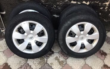 зимние шины на камри: Дөңгөлөктөр монтажда 205 / 60 / R 16, Колдонулган, Комплект, Жеңил унаалар, Темир, тешиктери - 5
