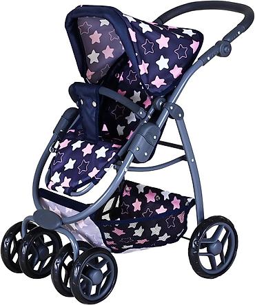 deciji mikrofon pertini: Kolica Knorr Coco Star Blue Pink – kombinovana kolica za lutke - — 4