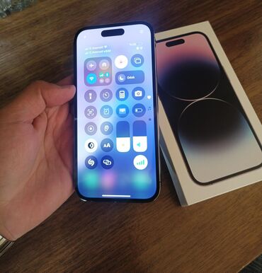 Apple iPhone: IPhone 14 Pro, 128 GB, Deep Purple, Zəmanət