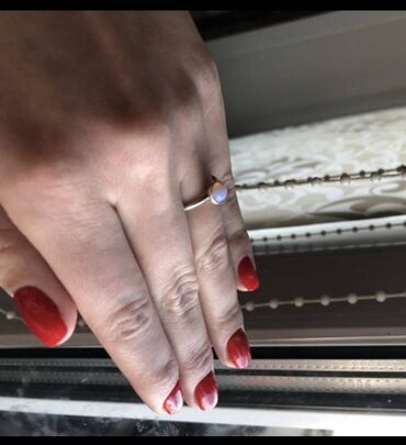 кольца на пальцы: Кольцо Pandora "капля октября", размер 8