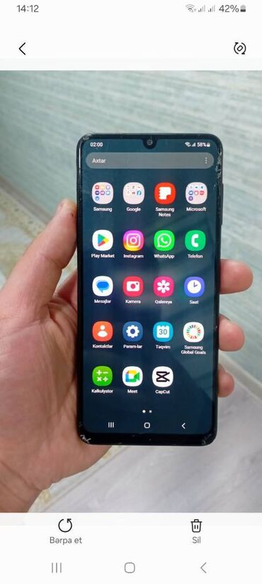 samsung j2 ikinci el: Samsung Galaxy A22, 64 GB, rəng - Qara, Barmaq izi