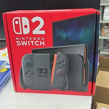 portativ oyun konsolu: Nintendo Switch (D2) oyun konsolu - Qutuda göstərilən komplekt — 1