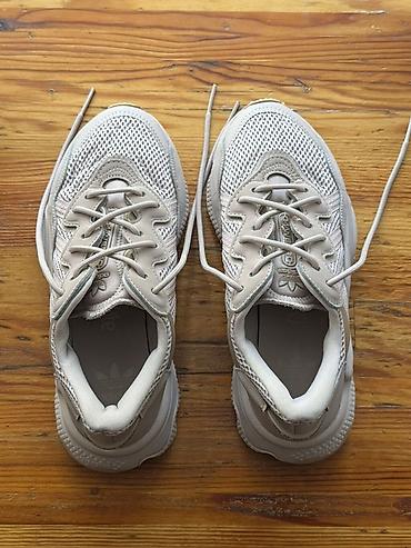 on cloud: Adidas Ozweego ОРИГИНАЛ цвет светло-бежевый (монохром) Торг уместен ! — 4