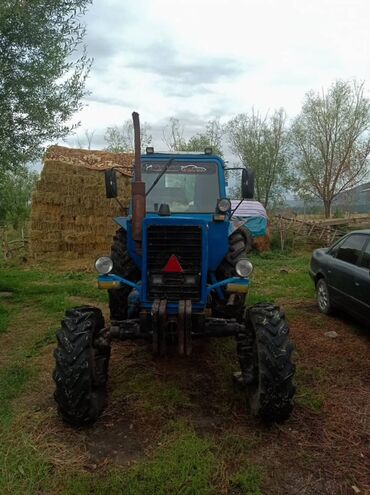 Тракторы МТЗ (Беларус): Трактор Беларус МТЗ 82.1 синего цвета,4x4 отличная передний привод — 2