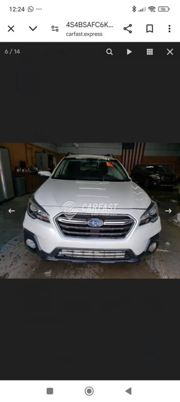 Subaru: Subaru Outback: 2019 г., 2.4 л, Автомат, Бензин, Кроссовер