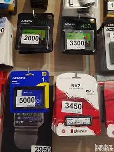 Hard diskovi, eksterni diskovi: SSD i memorijski uređaji – širok izbor - SSD diskovi raznih brendova — 1