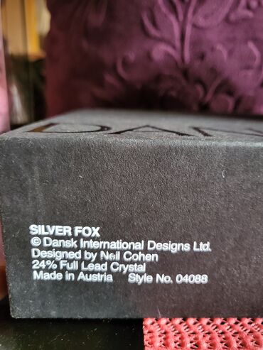 Ostali kućni dekor: Kristalna nova polarna lisica,vintaz Polar kolekcija Austrija — 7