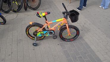 Uşaq velosipedləri: Yeni Dörd təkərli Uşaq velosipedi 12", sürətlərin sayı: 1, Ünvandan götürmə, Ödənişli çatdırılma, Rayonlara çatdırılma — 20