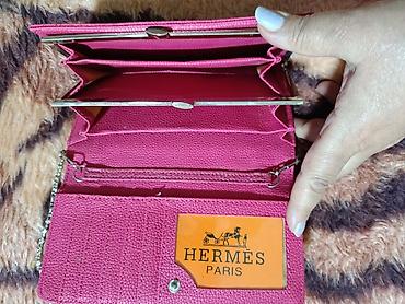 Çantalar: "Hermes" pul qabı sepli,yenidir. Портмоне" Hermes,"новые — 7