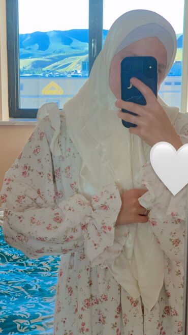 муслиновые пижамы бишкек: Повседневное платье, Лето, Длинная модель