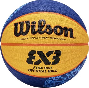 мяч чм 2022: Оригинальный баскетбольный мяч 3>3 от фирмы Wilson 100%! Размер 6